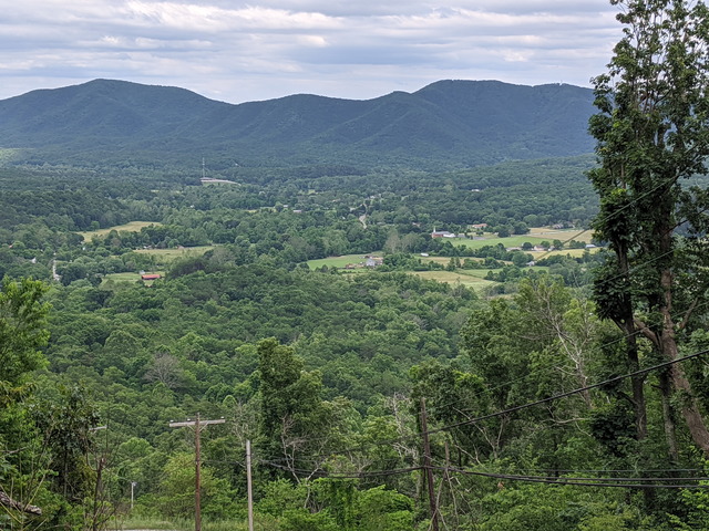 Neat overlook off of 311, near Mcafee Knob