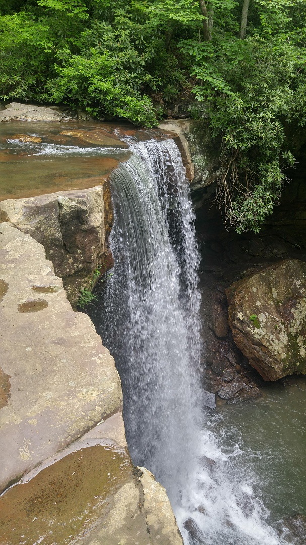 Cucumber Falls, Top